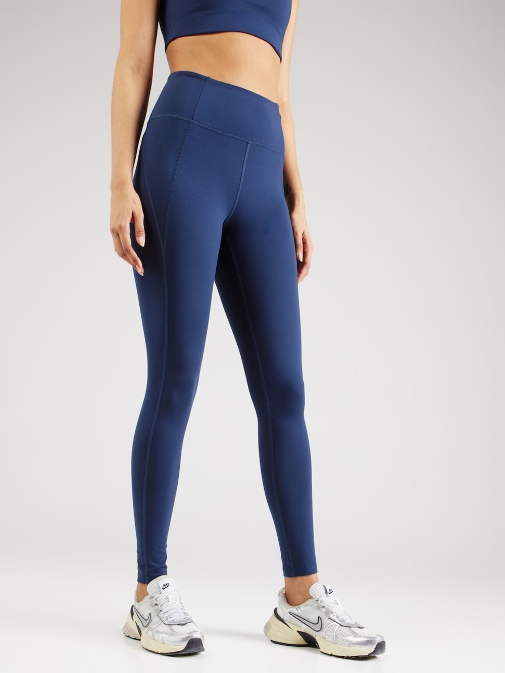girlfriend collective Deep Navy High-Waist Leggings